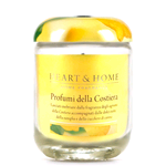 HEART & HOME CANDELA IN CERA DI SOIA SMALL 115GR PROFUMI DELLA COSTIERA HHSS29