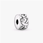 PANDORA ORIGINALS ARGENTO 925 CLIP CUORI INTRECCIATI 798035