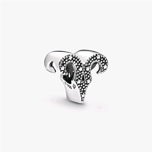 PANDORA ORIGINALS ARGENTO CHARM DELLO ZODIACO ARIETE SCINTILLANTE 798416C01