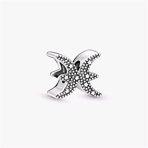 PANDORA ORIGINALS ARGENTO CHARM DELLO ZODIACO PESCI 798426C01
