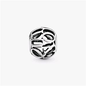 PANDORA ORIGINALS ARGENTO CHARM OPENWORK I LOVE YOU 798678C00