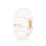 TROLLBEADS ORIGINAL BEADS VETRO STRISCE BIANCHE TGLBE-10091