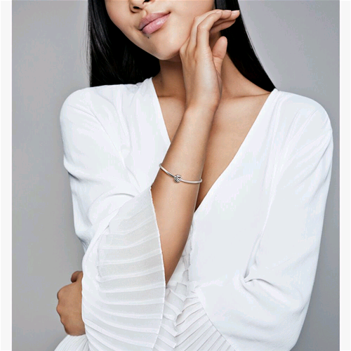 PANDORA ORIGINALS ARGENTO CHARM OPENWORK INFINITO INTRECCIATO 798824C01