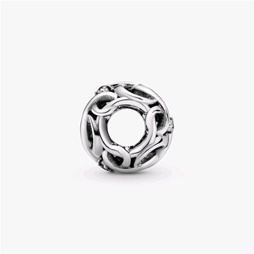 PANDORA ORIGINALS ARGENTO CHARM OPENWORK INFINITO INTRECCIATO 798824C01