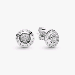 290559CZ PANDORA ORIGINALS ORECCHINI A LOBO SCINTILLANTE