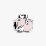 798063EN124 PANDORA ORIGINALS ARGENTO 925 CHARM VALIGIA ROSA