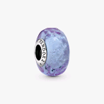 798875C00 PANDORA ORIGINALS CHARM IN VETRO DI MURANO LAVANDA CON ONDE