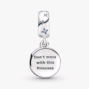 799251C01 PANDORA STAR WARS CHARM PENDENTE DOPPIO PRINCIPESSA LEILA