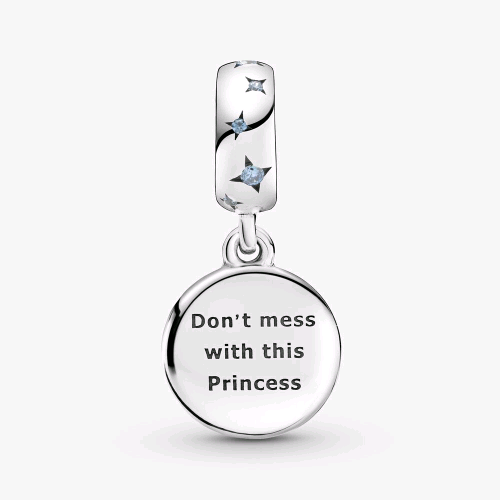 799251C01 PANDORA STAR WARS CHARM PENDENTE DOPPIO PRINCIPESSA LEILA