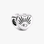 799179C00 PANDORA ORIGINALS CHARM A CUORE OCCHIO ONNIVEGGENTE