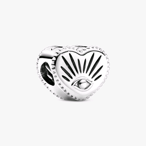 799179C00 PANDORA ORIGINALS CHARM A CUORE OCCHIO ONNIVEGGENTE