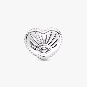 799179C00 PANDORA ORIGINALS CHARM A CUORE OCCHIO ONNIVEGGENTE