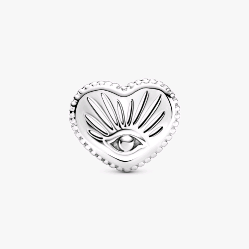 799179C00 PANDORA ORIGINALS CHARM A CUORE OCCHIO ONNIVEGGENTE