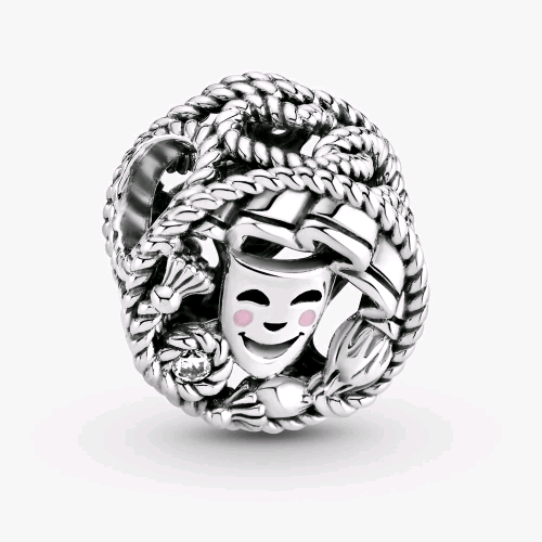 799331C01 PANDORA ORIGINALS CHARM MASCHERE TEATRALI 