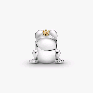 799342C00 PANDORA ORIGINALS CHARM BICOLORE ROSPO PRINCIPE AZZURRO