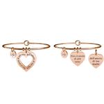 KIDULT SET DI DUE  BRACCIALI ACCIAIO FAMILY MAMMA-FIGLIA | VERO AMORE 731099