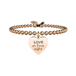 KIDULT LOVE BRACCIALI ACCIAIO PVD ROSE' CUORE | AMORE A PRIMA VISTA 731426