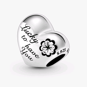 799364C00 PANDORA ORIGINALS CHARM A CUORE E QUADRIFOGLIO