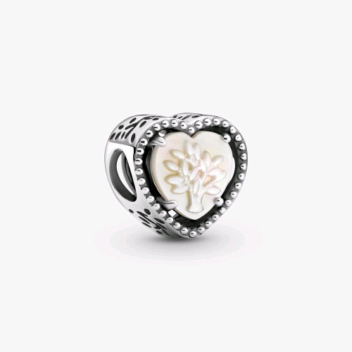 799413C01 PANDORA ORIGINALS ARGENTO 925 CHARM ALBERO DELLA FAMIGLIA E CUORE