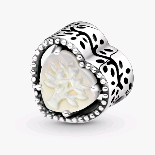 799413C01 PANDORA ORIGINALS ARGENTO 925 CHARM ALBERO DELLA FAMIGLIA E CUORE