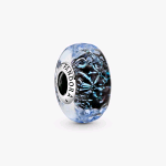 798938C00 PANDORA ORIGINALS CHARM OCEANO IN VETRO DI MURANO BLU SCURO