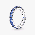 190050C02 PANDORA ORIGINALS ANELLO FASCIA SCINTILLANTE BLU