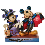 DISNEY TRADITION STATUINA TOPOLINO COME VAMPIRO E LA STREGA DI MINNIE 6008989