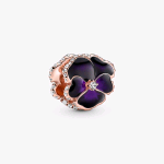 780777C01 PANDORA ORIGINALS CHARM VIOLA DEL PENSIERO