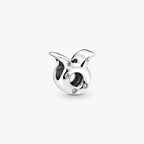 PANDORA ARGENTO CHARM DELLO ZODIACO TORO 798418C01