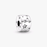 790010C01 PANDORA CLIP STELLE IN ARGENTO