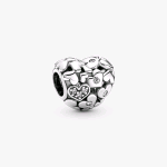 791061C01 PANDORA CHARM OPENWORK CUORI IN ARGENTO