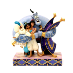 6005967 DISNEY TRADITION STATUINA ALADIN CON PERSONAGGI 20 CM