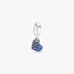 799404C01 PANDORA ORIGINALS CHARM PENDENTE CUORE BLU