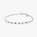 591689C01-18 PANDORA ORIGINALS BRACCIALE CON PERLE COLTIVATE D'ACQUA DOLCE