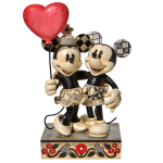 6010106 DISNEY TRADITION STATUINA TOPOLINO E MINNIE CON CUORE