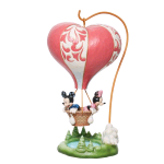 6011916 DISNEY TRADITION STATUINA PALLONCINO A CUORE DI TOPOLINO E MINNIE