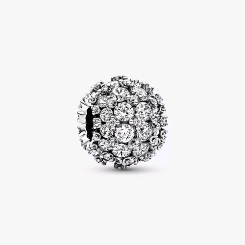 PANDORA ARGENTO CHARM PAVÈ PIETRE LUMINOSE 792630C01