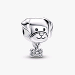 PANDORA ARGENTO CHARM CAGNOLINO CON OSSO 792254C01