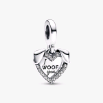 PANDORA ORIGINALS CHARM PENDENTE AMICO A 4 ZAMPE "I WOOF YOU" 792647C01