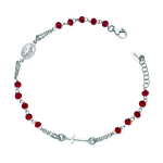 AMEN BRACCIALE IN ARGENTO 925 ROSARIO CRISTALLI BROBR3