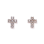 AMEN ORECCHINI IN ARGENTO 925 CROCE E ZIRCONI ORCRZ