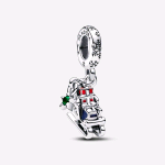 PANDORA ORIGINALS ARGENTO CHARM PENDENTE SLITTA DI NATALE 2023 792977C01