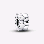 PANDORA ARGENTO CLIP CUORI IN RILIEVO 792828C00