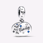 PANDORA ORIGINALS ARGENTO CHARM PENDENTE DOPPIO FAMIGLIA 792987C01