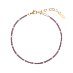 AMEN BRACCIALE TENNIS IN ARGENTO 925 DORATO BT1GLIB17