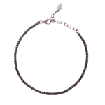 AMEN BRACCIALE TENNIS IN ARGENTO 925 TRATTAMENTO NERO BT1NNR17