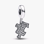 PANDORA ORIGINALS ARGENTO CHARM PENDENTE PUZZLE DELL'AMICIZIA 792241C01