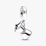 PANDORA ARGENTO 925 CHARM PENDENTE MOKA 792679C01