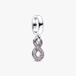 PANDORA ORIGINALS CHARM PENDENTE INFINITO ROSA 792766C01