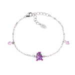 AMEN BRACCIALE JUNIOR UCCELLINO IN ARGENTO E SMALTO JBRBIB